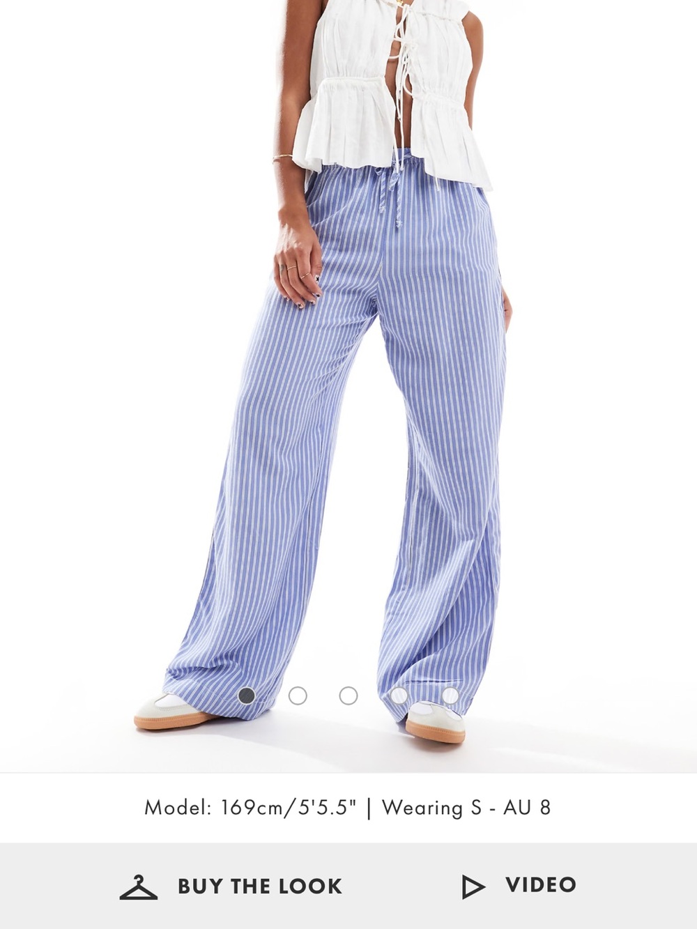 NWT Berksha wide leg tie pants